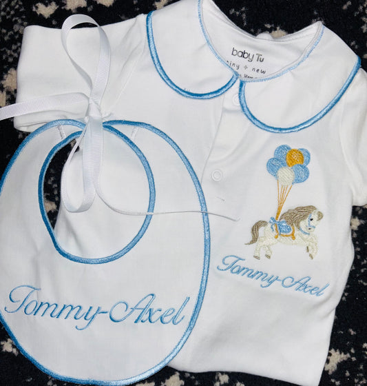 Carousel & Balloons Embroidery Set