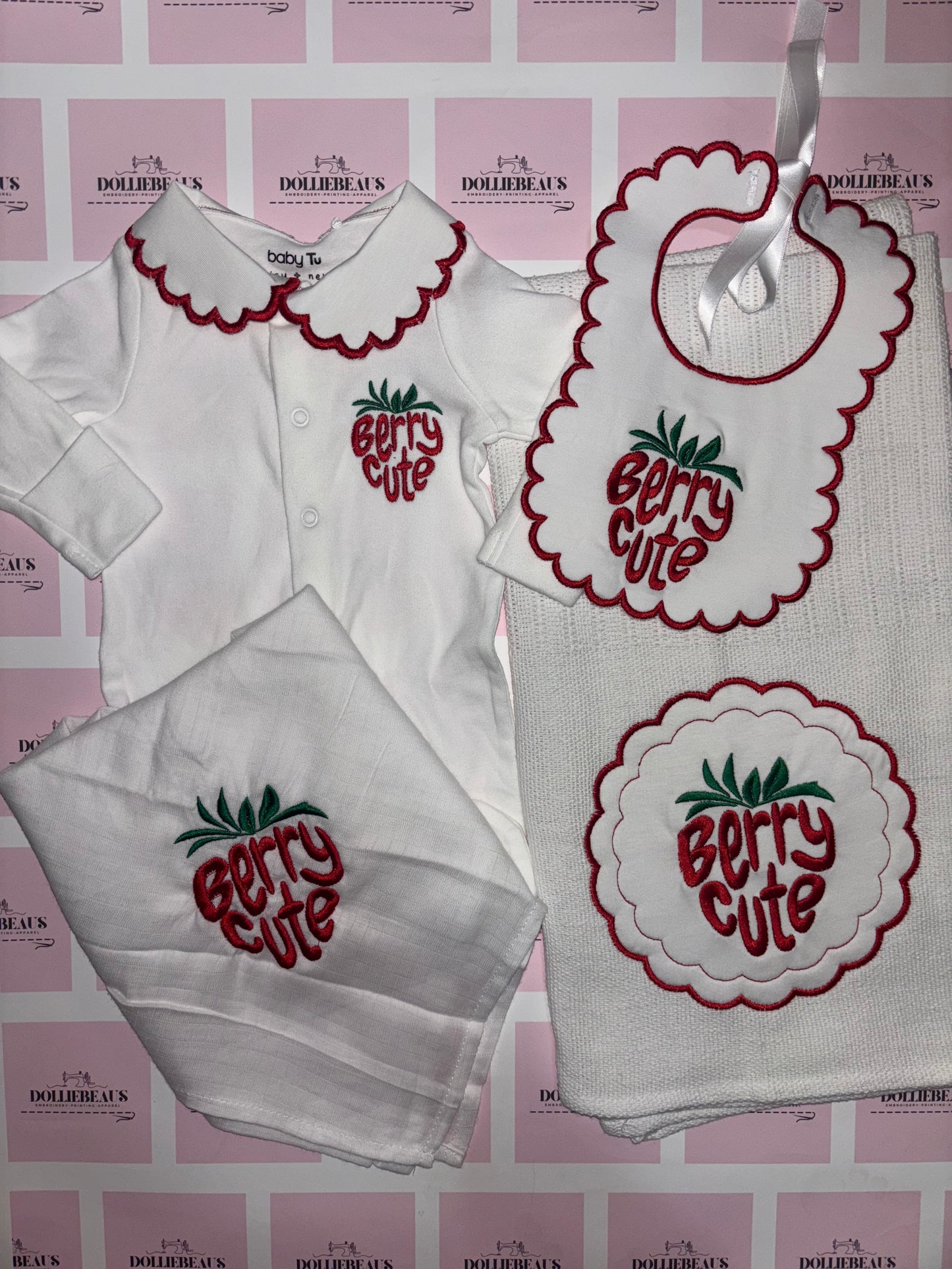 Berry Cute 4pc Embroidery Set