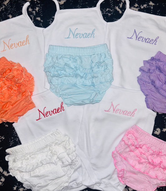 5x Vest & Bloomer Sets