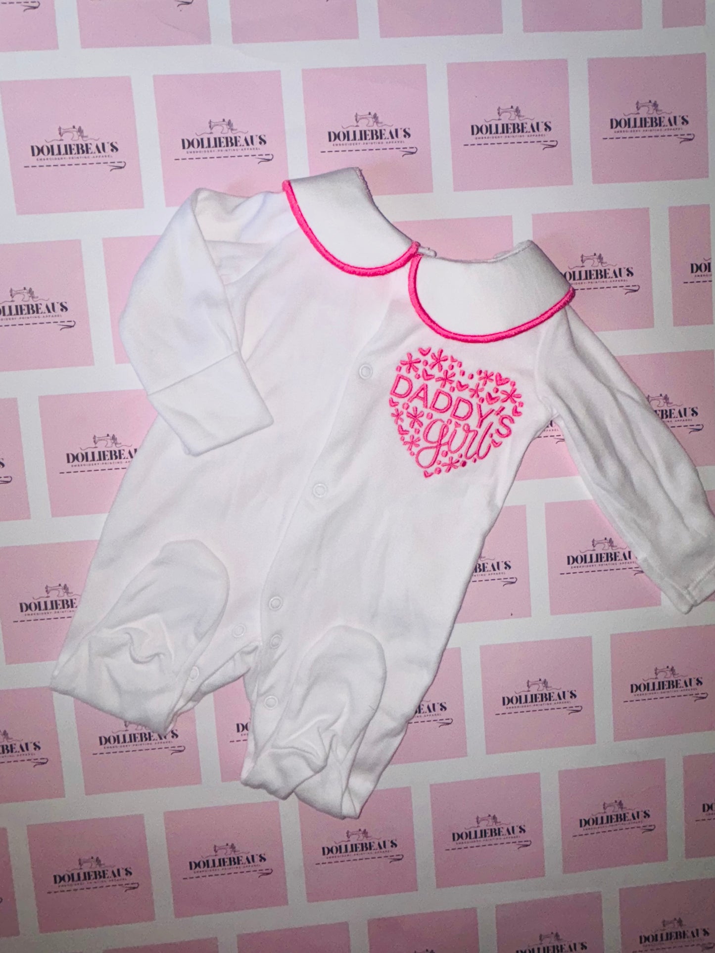 Daddy’s Girl Collared Babygrow Set