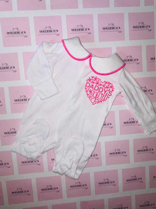 Daddy’s Girl Collared Babygrow Set