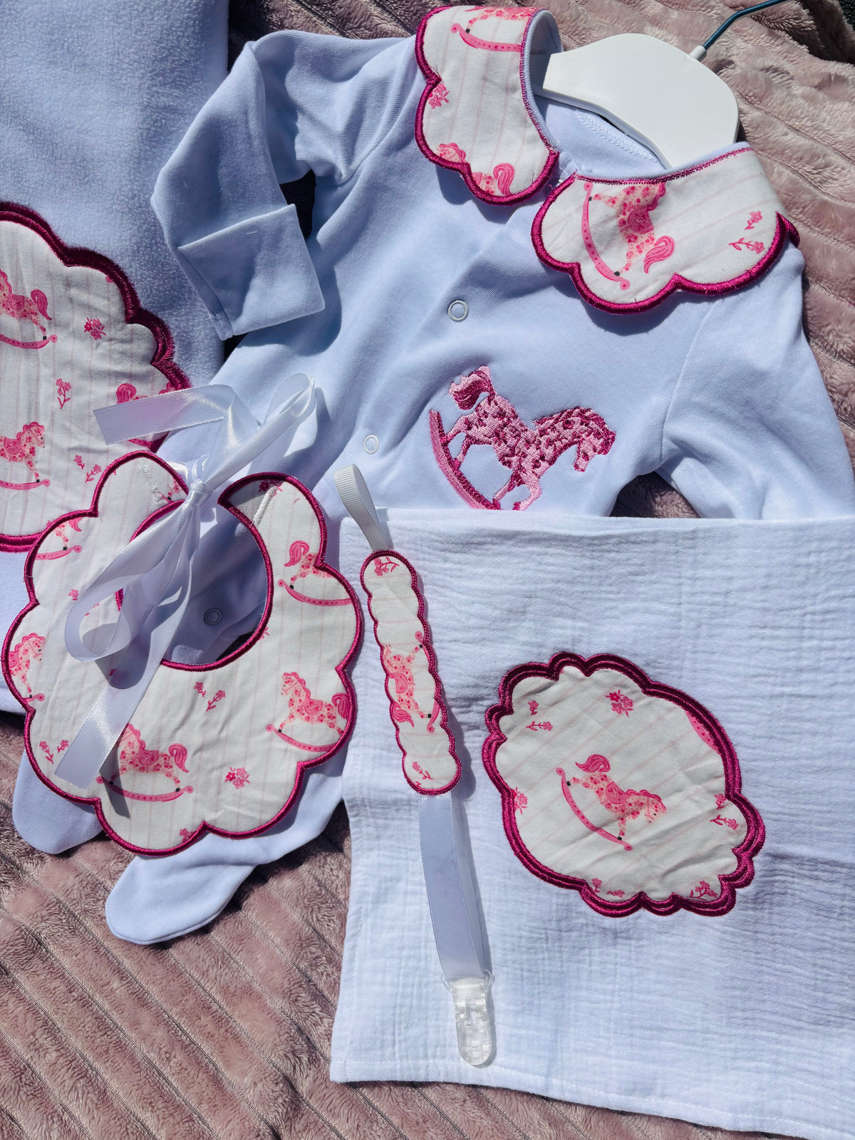 Pink Rocking Horse Full Set - First size