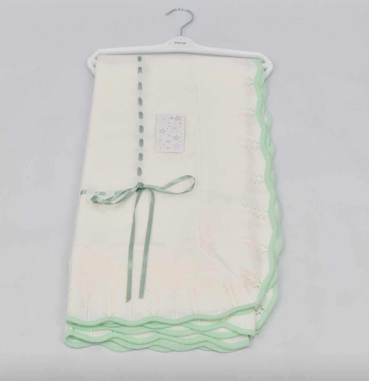 Coloured Edged Ribbon Shawls