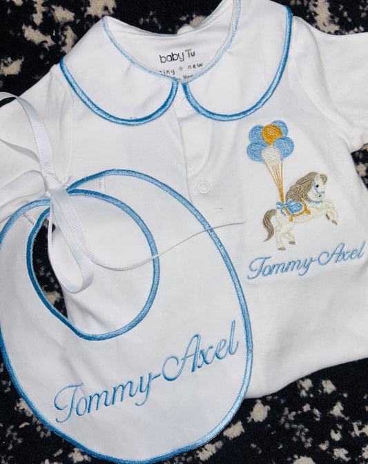 Carousel & Balloons Embroidery Set
