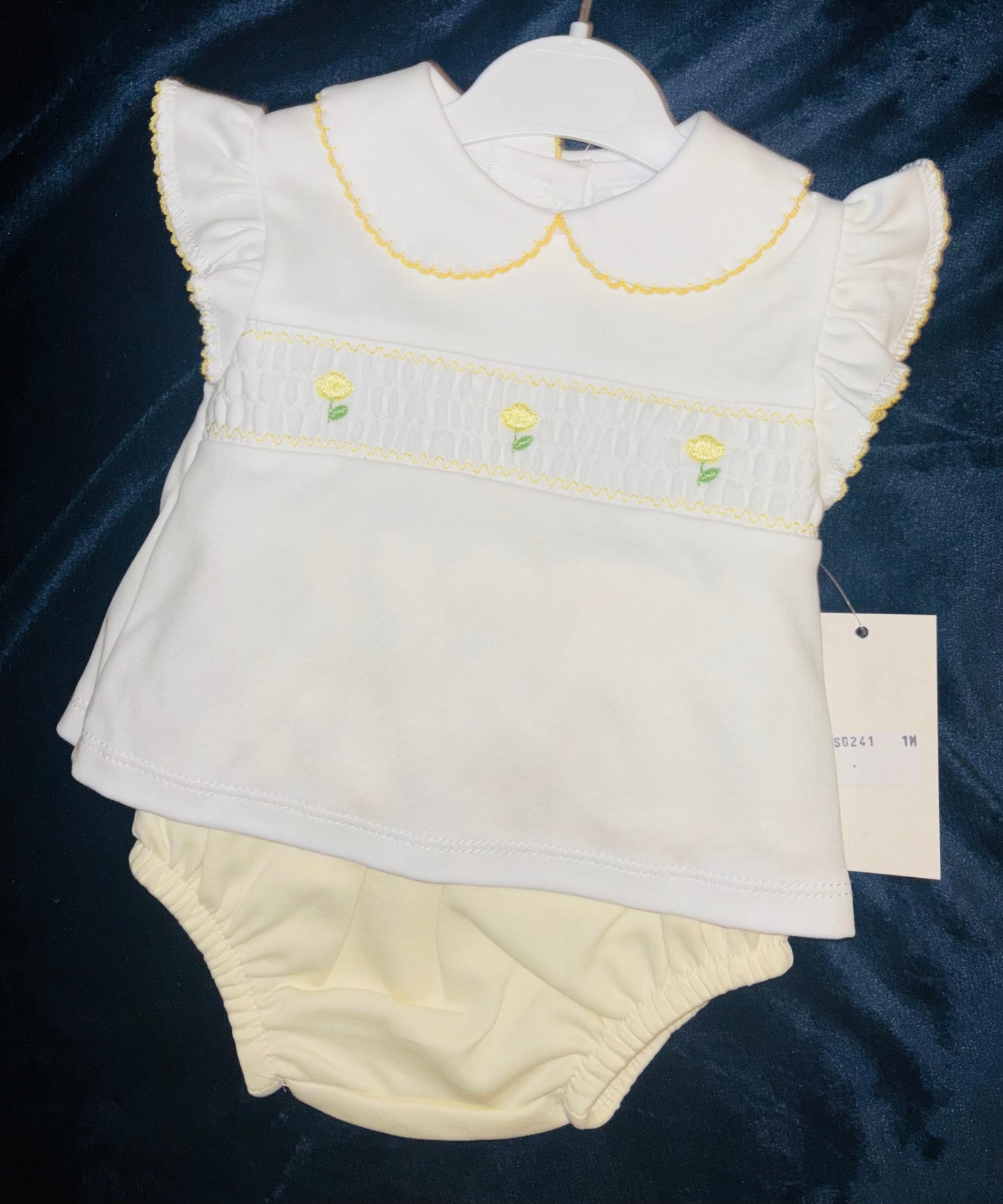 Flower Embroidered Jam Pant Sets