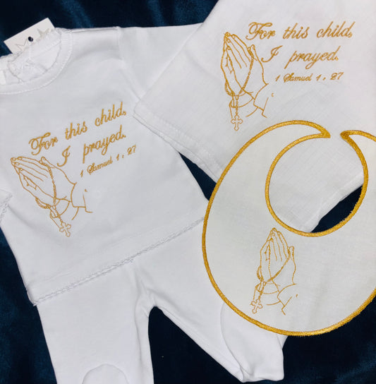 For This child, I Prayed 2pc Set