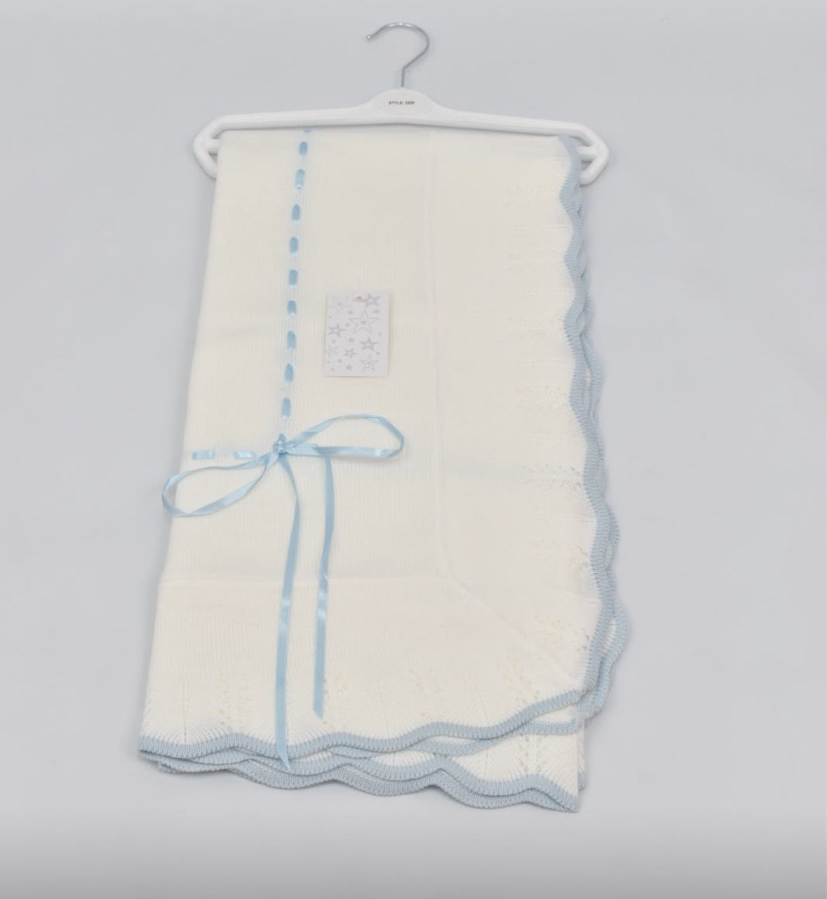 Coloured Edged Ribbon Shawls