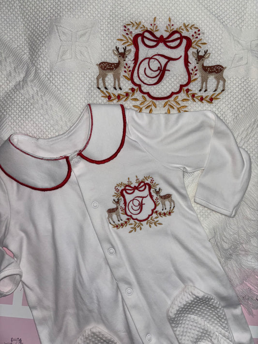Reindeer Frame Babygrow Sets