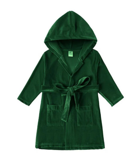 Velour Christmas Boys Evening Dressing Gowns - PREORDER