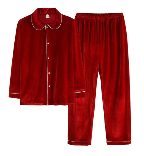 Velour Christmas Men’s Evening Pyjamas - PREORDER