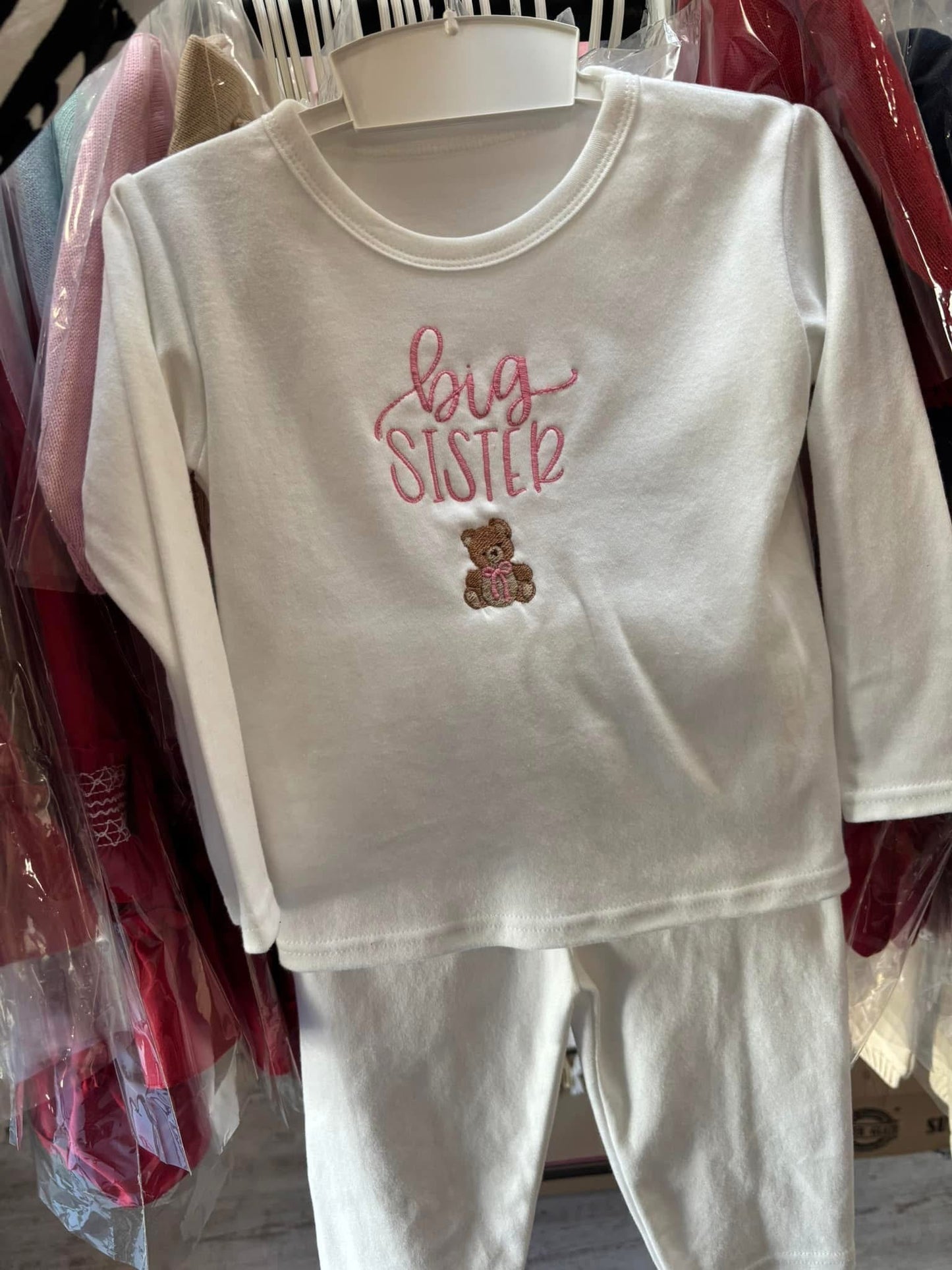 Big Sister Embroidery Pyjamas