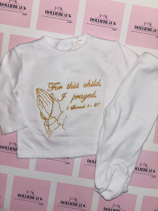 For This child, I Prayed 2pc Set