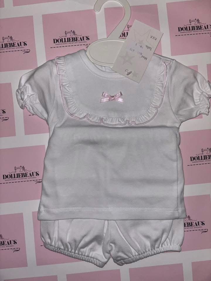 Spanish Style Frill Short Set